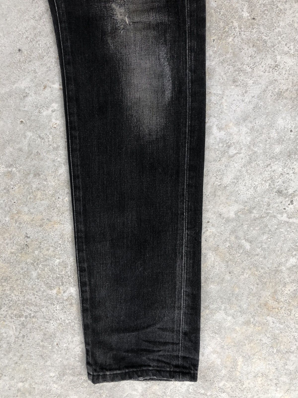 If Six Was Nine Japanese Back Number Distressed Jeans New York Tapered Size US 31 - 7 Thumbnail