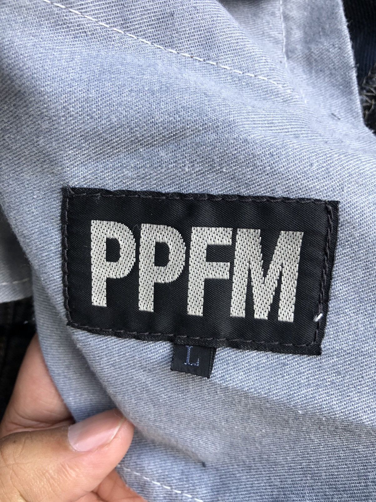 PPFM PPFM Distressed Jeans Slim Cut Size US 33 - 19 Thumbnail