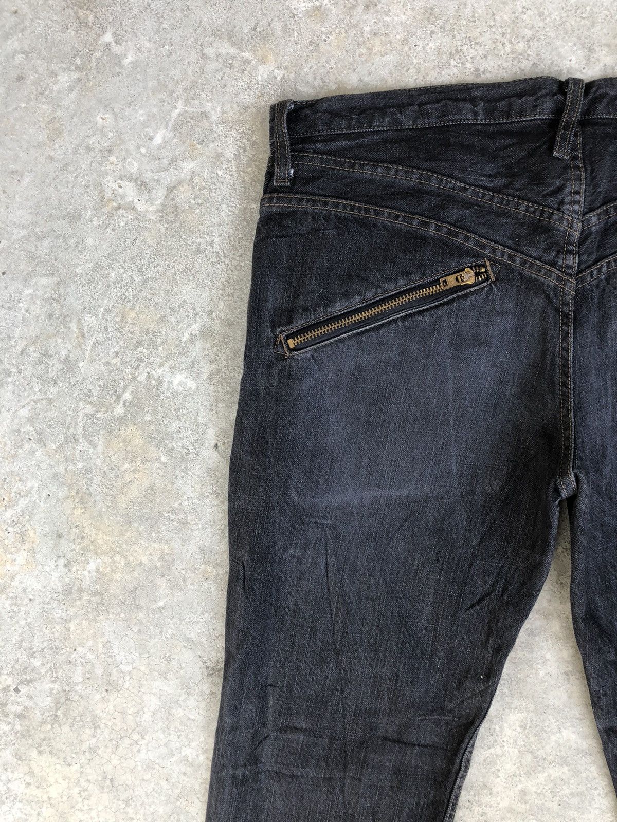 PPFM PPFM Distressed Jeans Slim Cut Size US 33 - 8 Thumbnail
