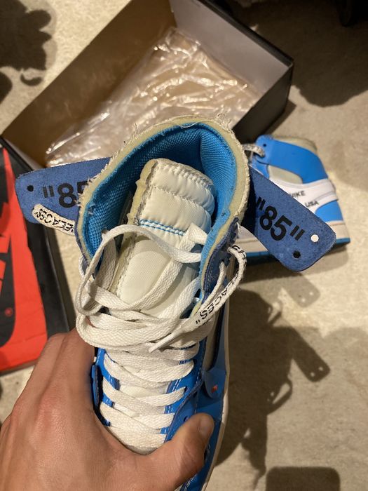 off white jordan 1 size 7