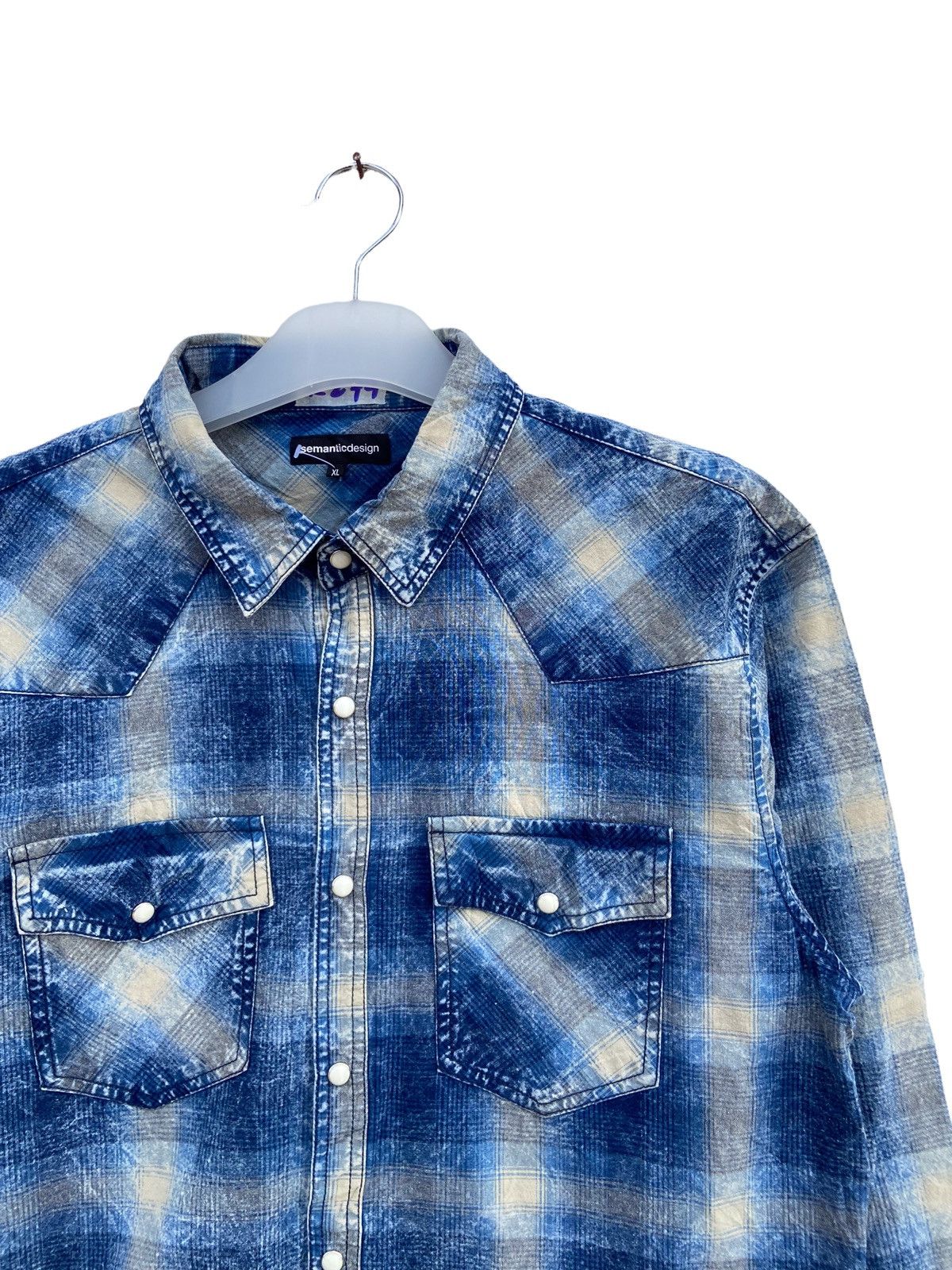 semanticdesign Semantic Design Faded Style Western Shirt Size US XL / EU 56 / 4 - 2 Thumbnail