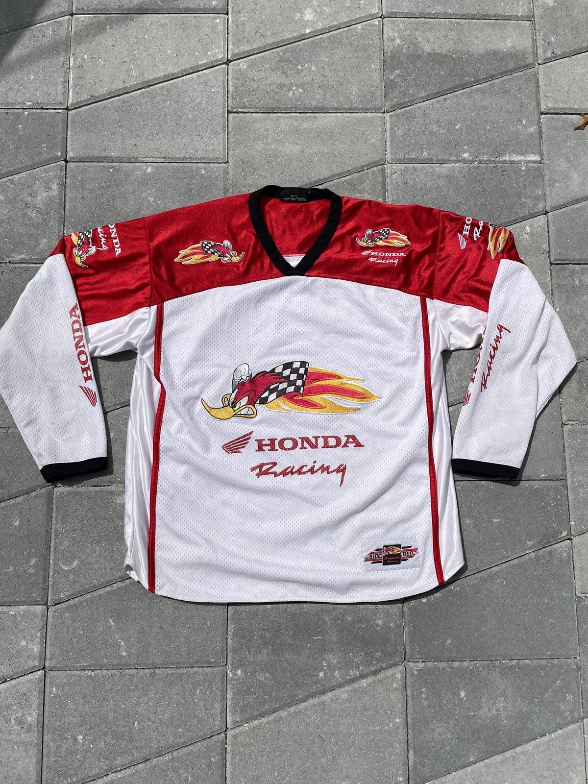 Vintage Honda Racing Woody Woodpecker Sample Jersey