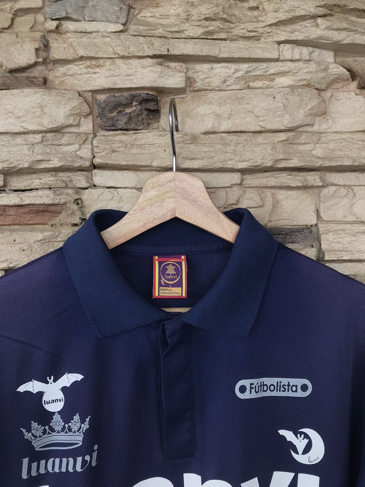 Vintage Luanvi Football Club Jersey Collar Shirt Size US L / EU 52-54 / 3 - 5 Thumbnail