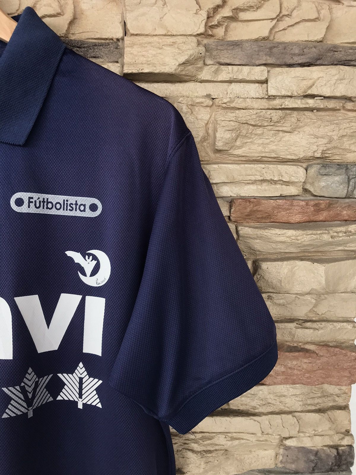 Vintage Luanvi Football Club Jersey Collar Shirt Size US L / EU 52-54 / 3 - 3 Thumbnail