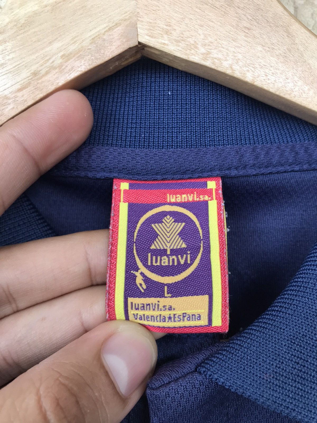 Vintage Luanvi Football Club Jersey Collar Shirt Size US L / EU 52-54 / 3 - 7 Thumbnail