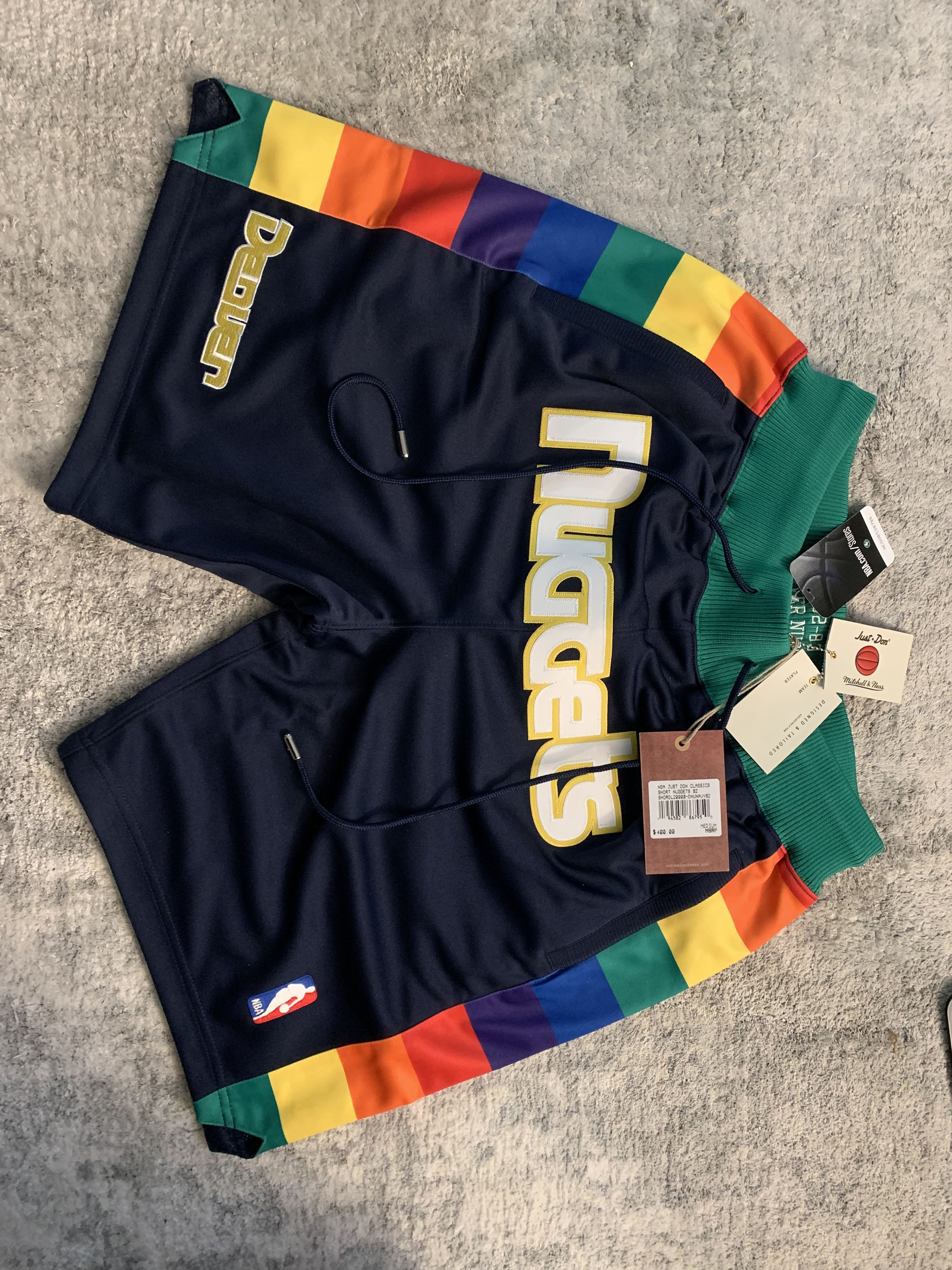 Just Don Denver Nuggets Just Don x Mitchell & Ness NBA Shorts