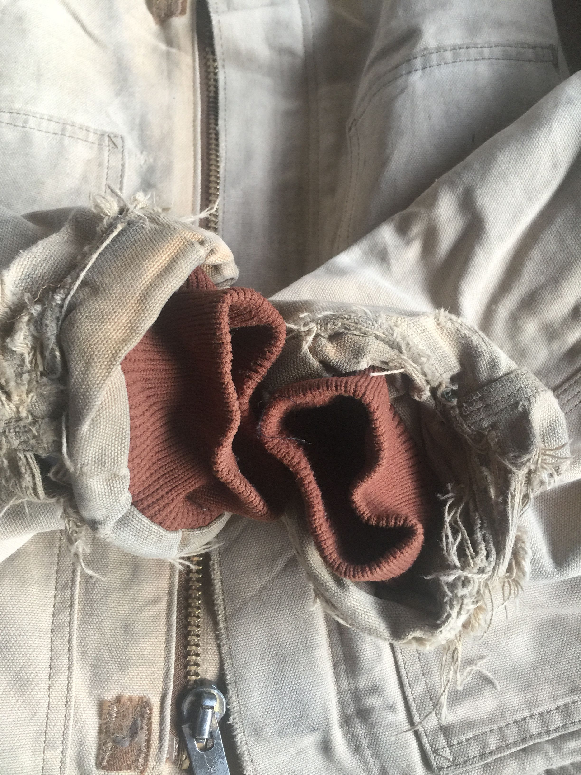 Carhartt Vintage Carhartt Faded Distressed Detroit Work Jacket Size US L / EU 52-54 / 3 - 6 Thumbnail