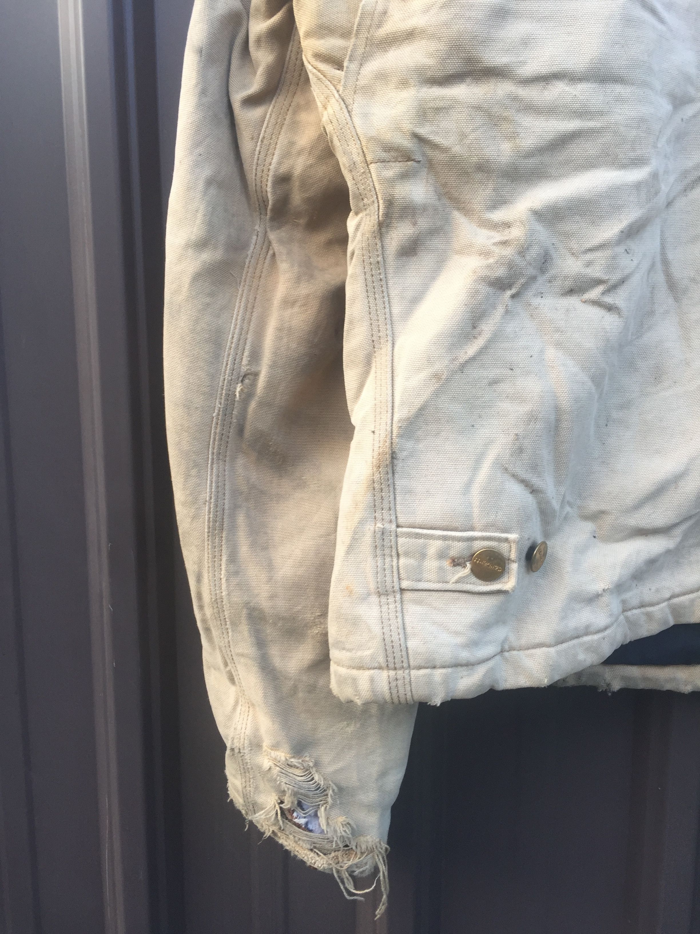 Carhartt Vintage Carhartt Faded Distressed Detroit Work Jacket Size US L / EU 52-54 / 3 - 5 Thumbnail