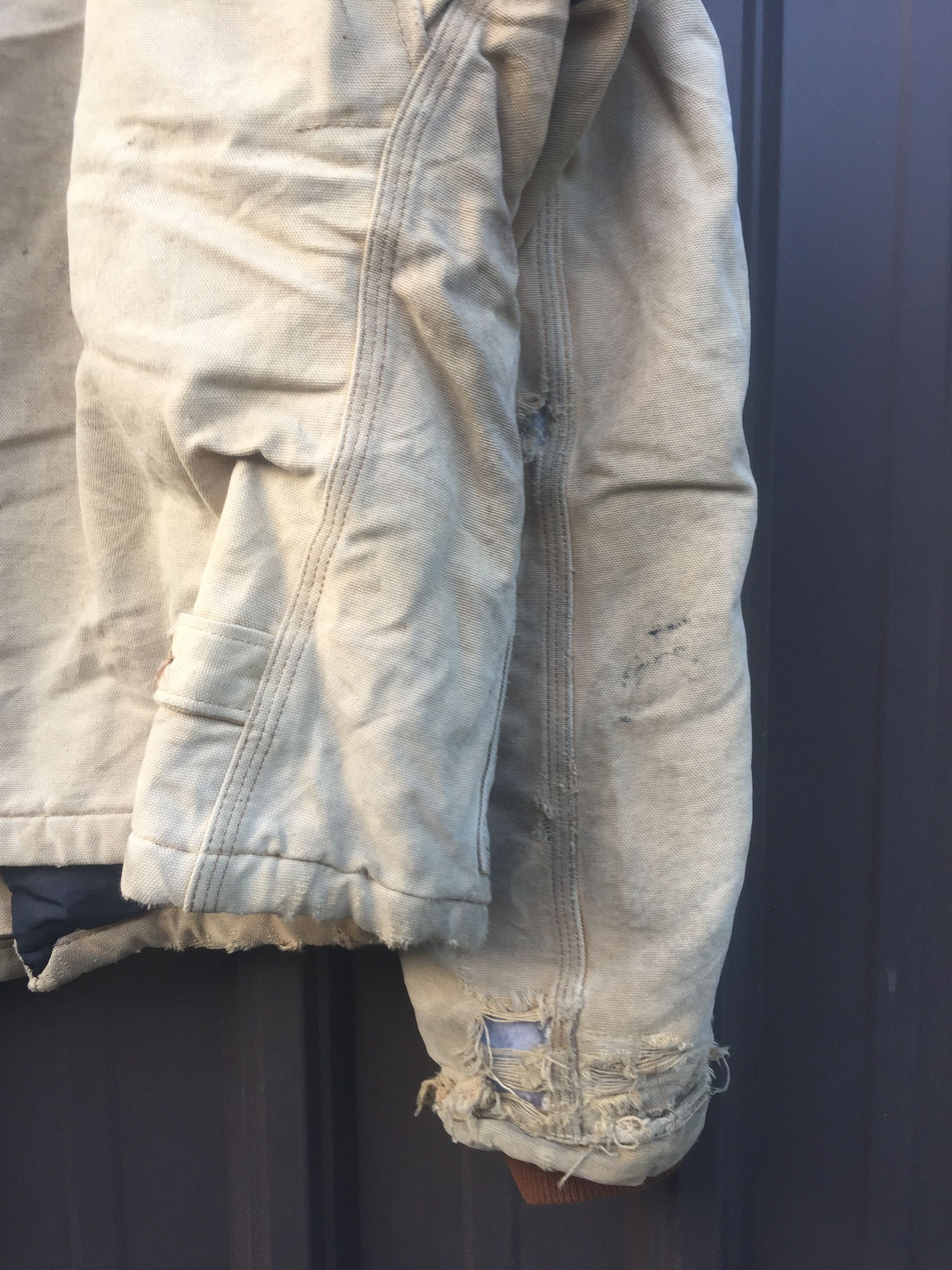 Carhartt Vintage Carhartt Faded Distressed Detroit Work Jacket Size US L / EU 52-54 / 3 - 4 Thumbnail