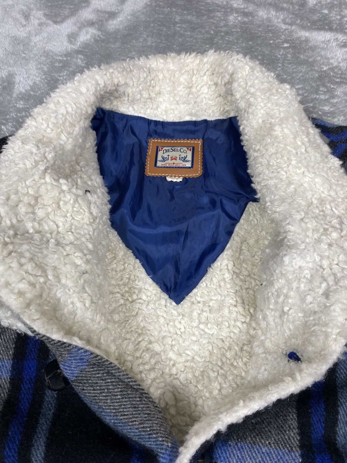 Diesel Black Gold Diesel Sherpa Lined Plain Flannel Jacket. J012 Size US M / EU 48-50 / 2 - 13 Thumbnail