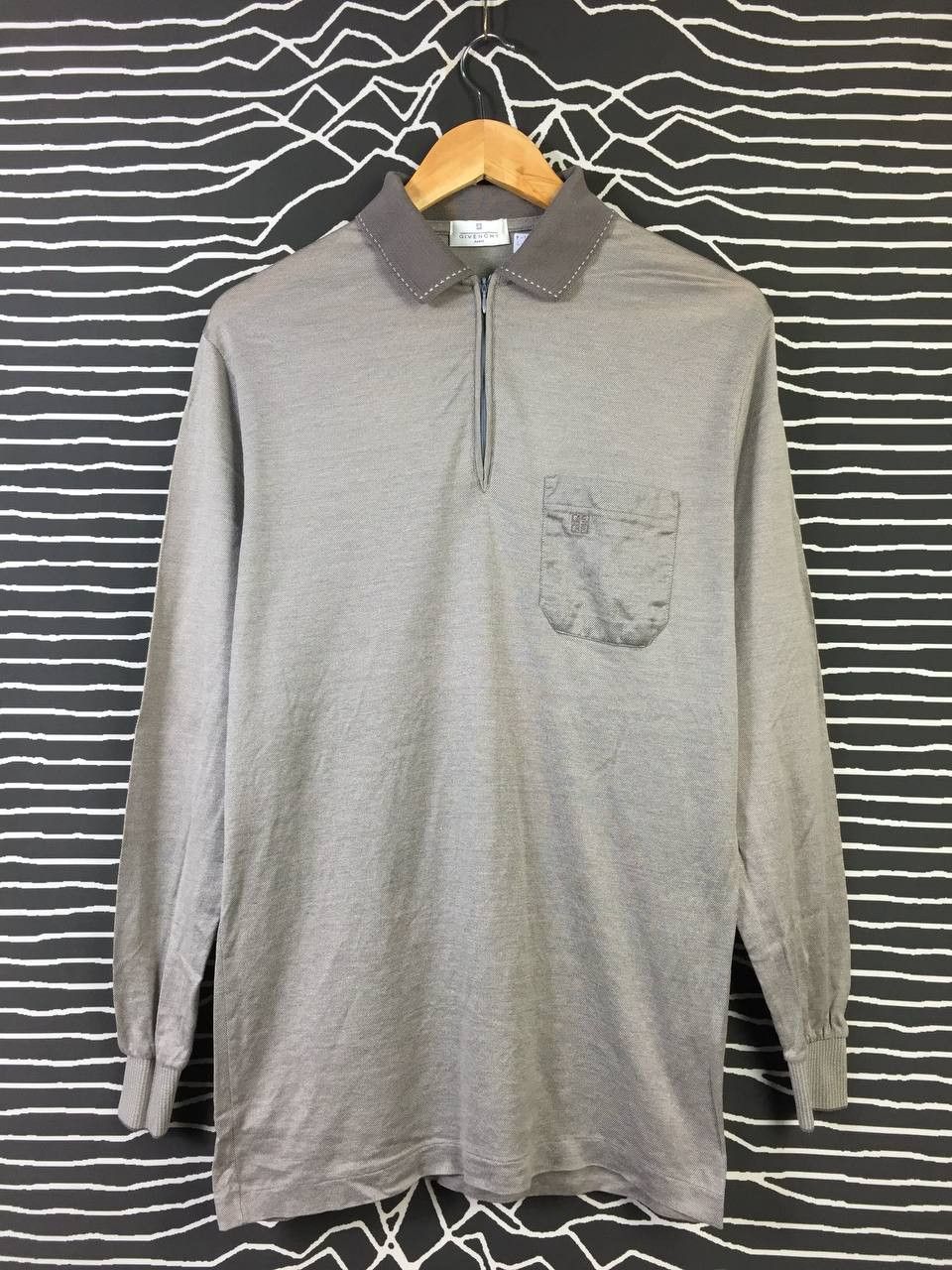 Givenchy Vtg Givenchy Paris Made In Italy Longsleeve Polo Tee Size US L / EU 52-54 / 3 - 2 Thumbnail