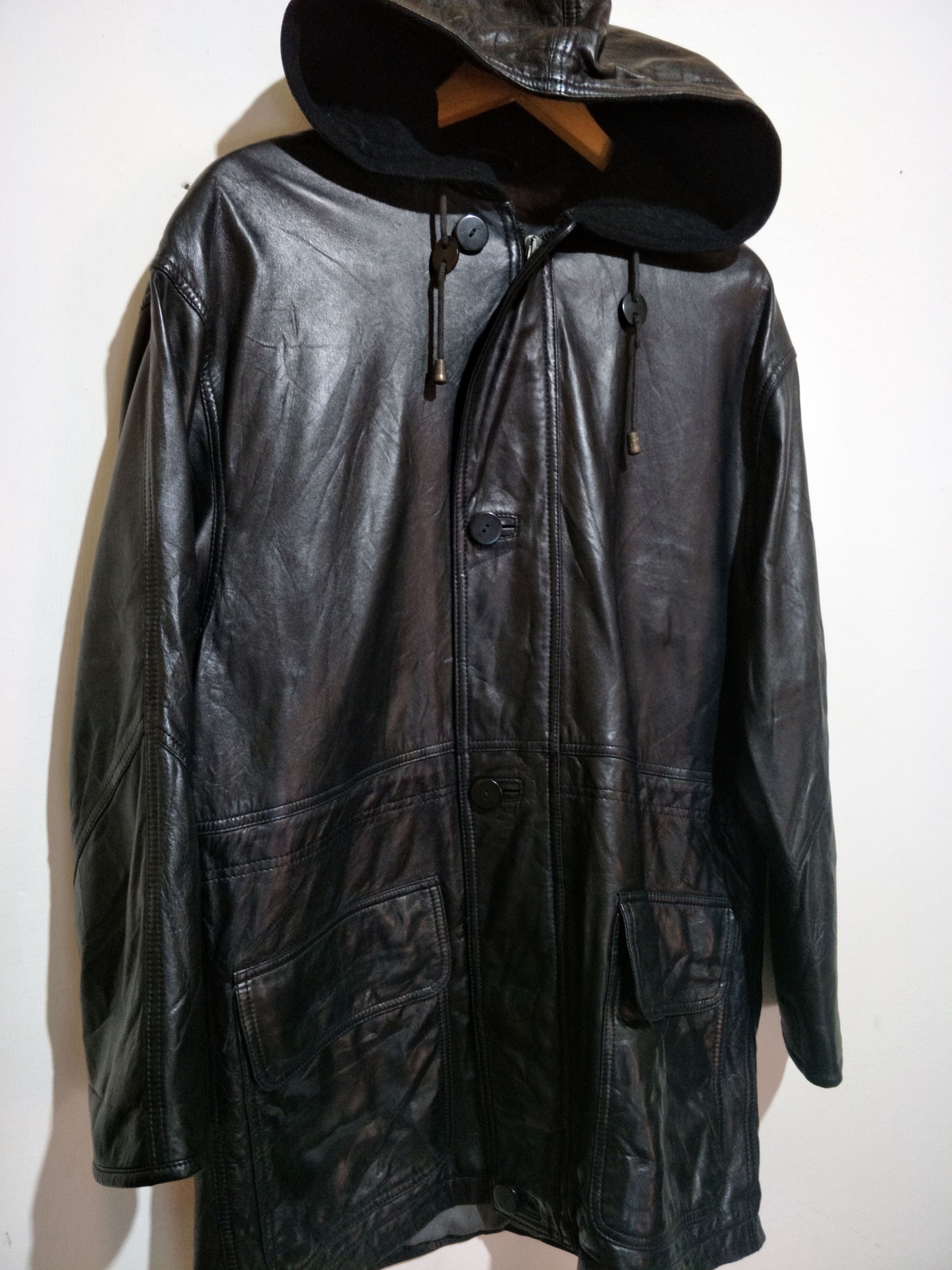 Coach Coach calfskin Jacket with Hoodie not louis vuitton Size US S / EU 44-46 / 1 - 2 Thumbnail