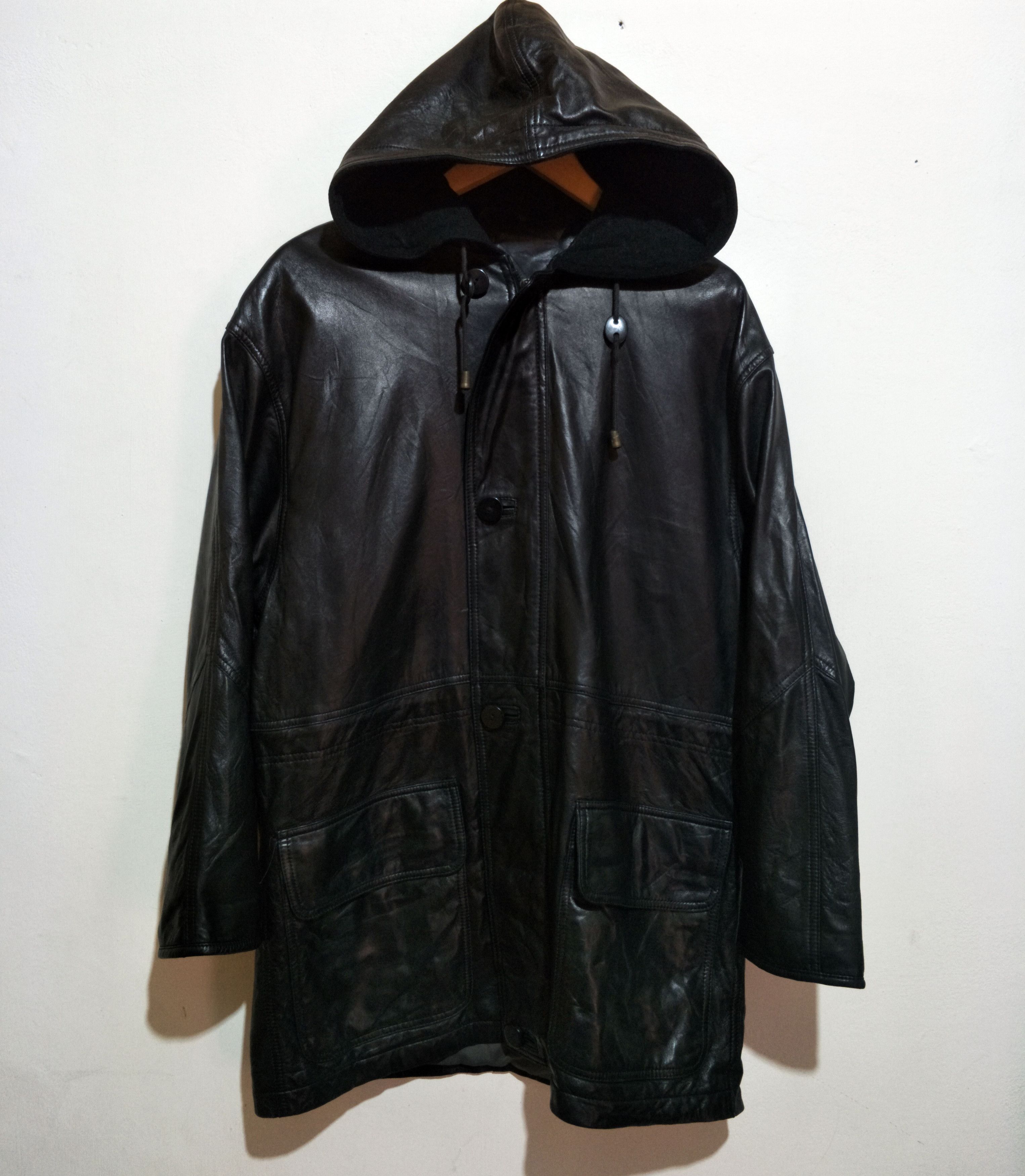 Coach Coach calfskin Jacket with Hoodie not louis vuitton Size US S / EU 44-46 / 1 - 1 Thumbnail