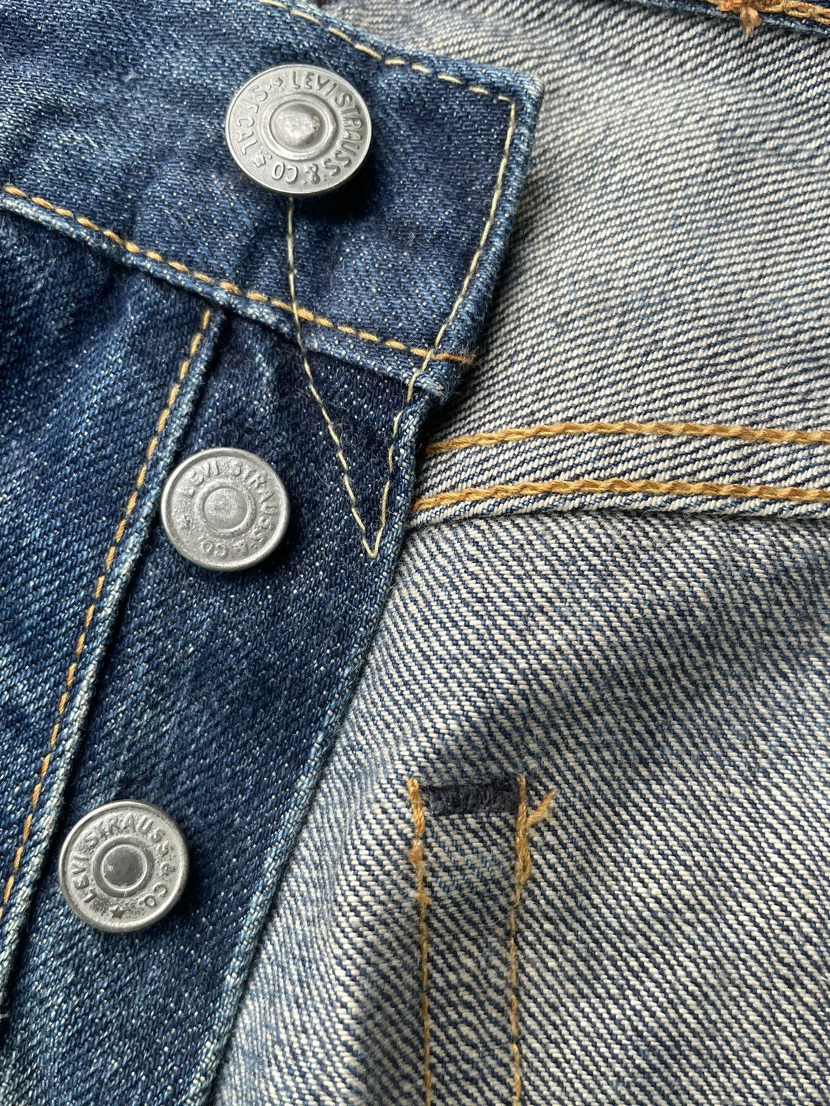 Levi's Levis 501XX E 66 Japan Aging Distressed Rework Denim Size US 32 / EU 48 - 24 Thumbnail