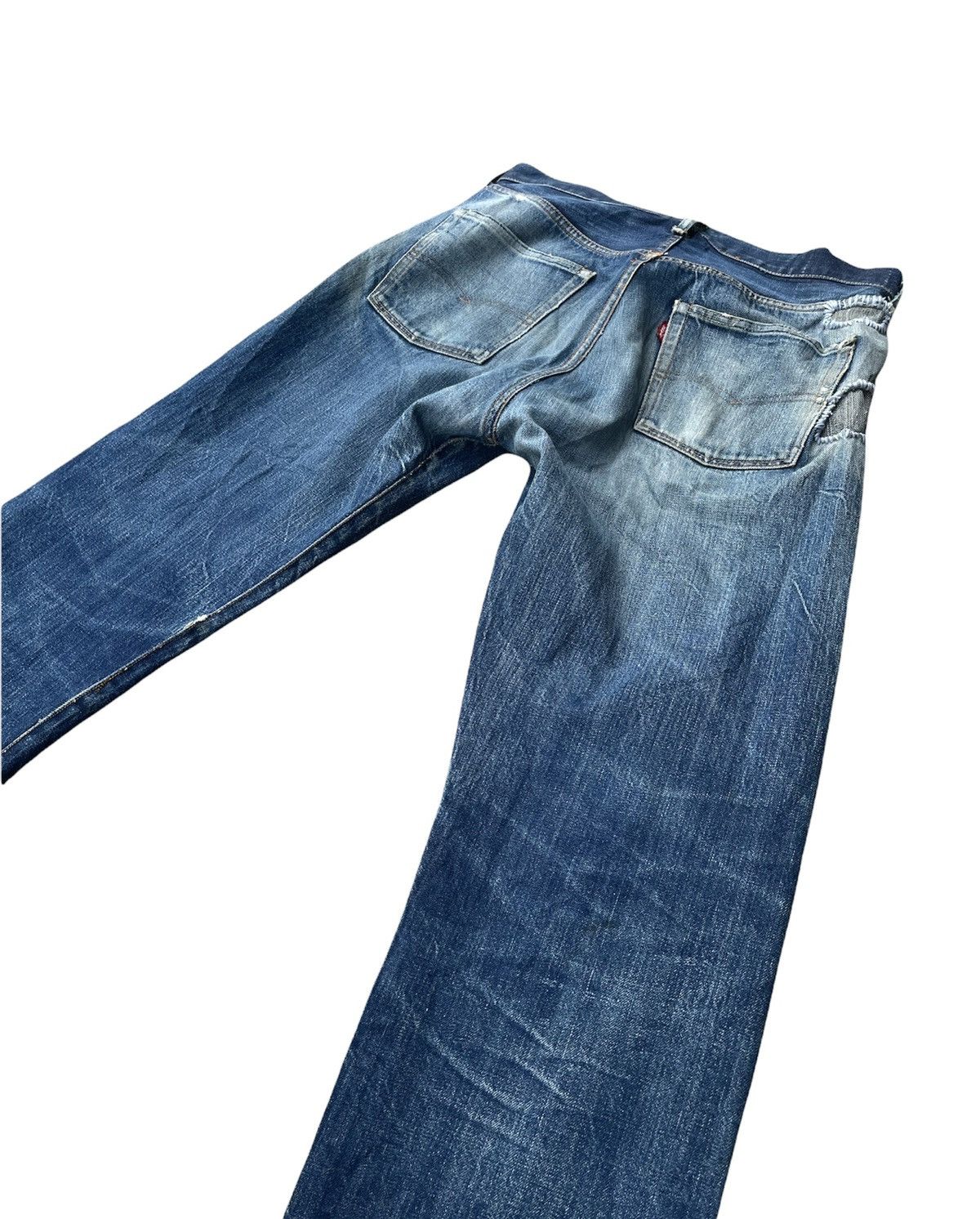 Levi's Levis 501XX E 66 Japan Aging Distressed Rework Denim Size US 32 / EU 48 - 10 Thumbnail