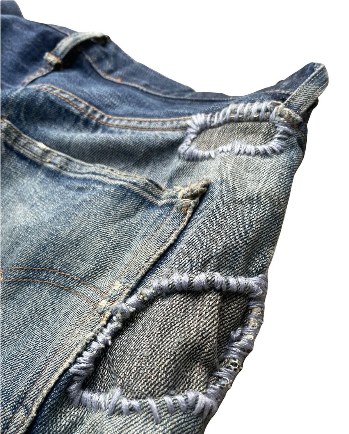 Levi's Levis 501XX E 66 Japan Aging Distressed Rework Denim Size US 32 / EU 48 - 15 Thumbnail