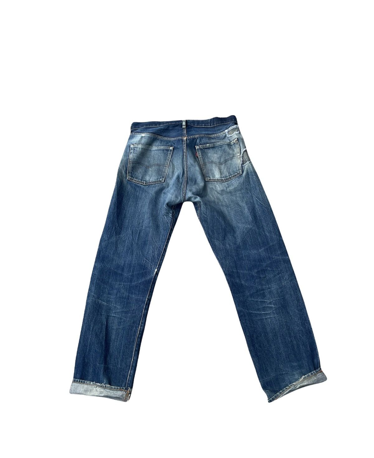 Levi's Levis 501XX E 66 Japan Aging Distressed Rework Denim Size US 32 / EU 48 - 9 Thumbnail