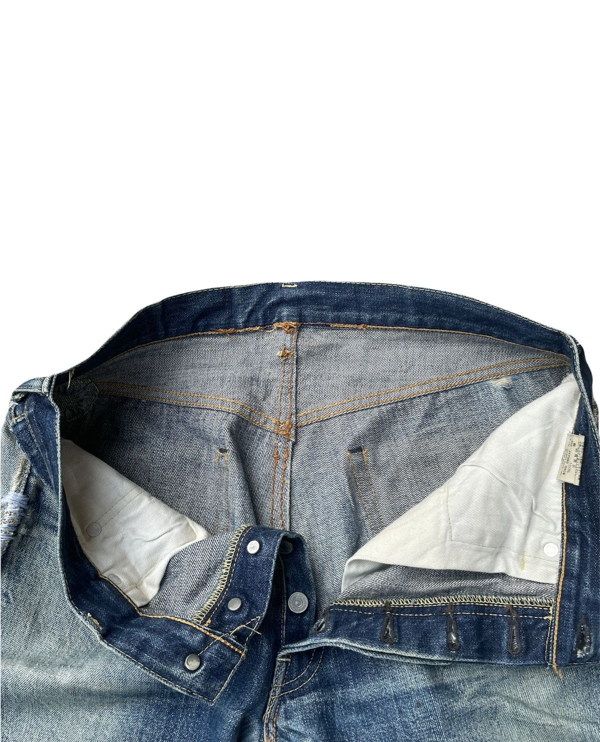 Levi's Levis 501XX E 66 Japan Aging Distressed Rework Denim Size US 32 / EU 48 - 8 Thumbnail