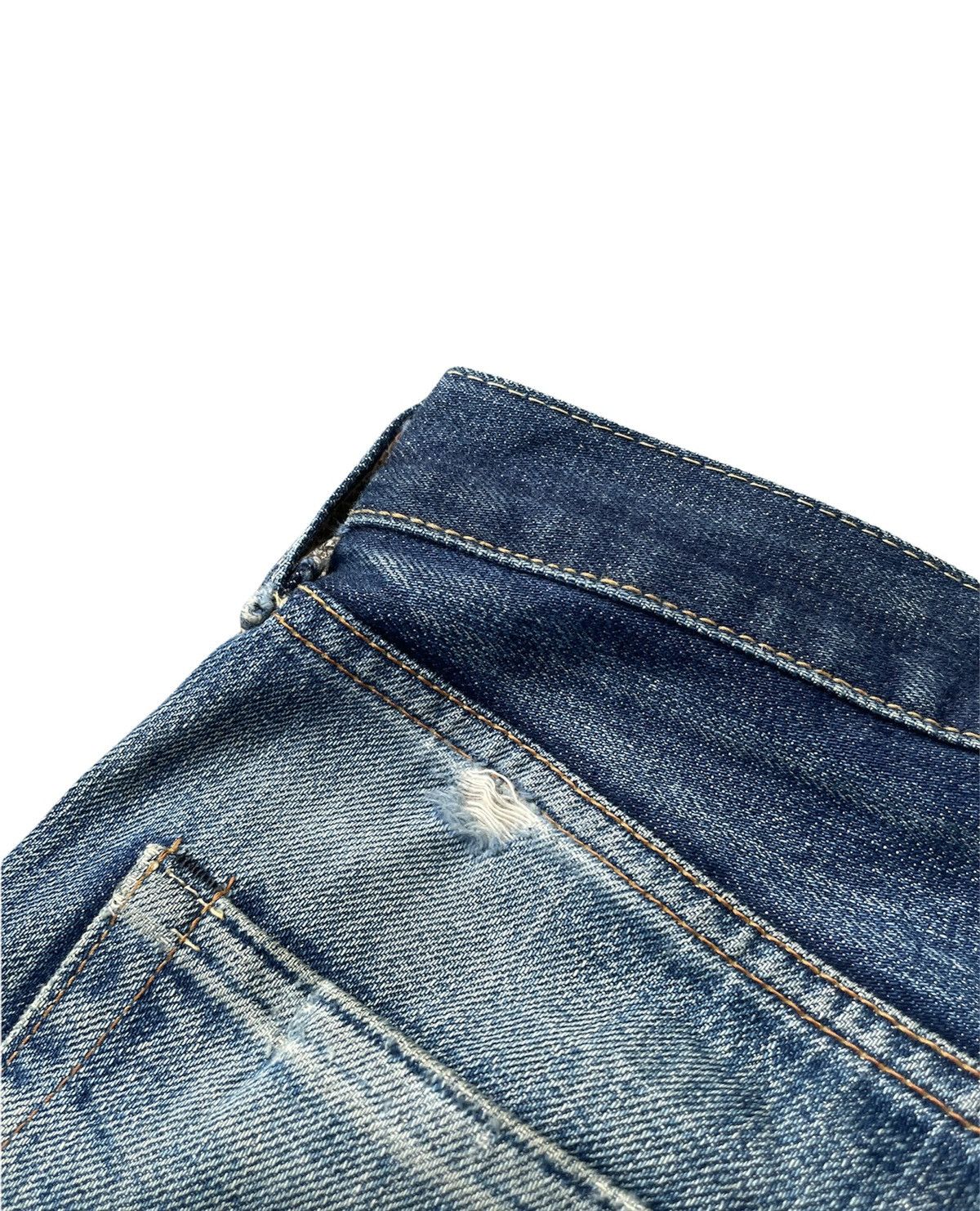 Levi's Levis 501XX E 66 Japan Aging Distressed Rework Denim Size US 32 / EU 48 - 13 Thumbnail