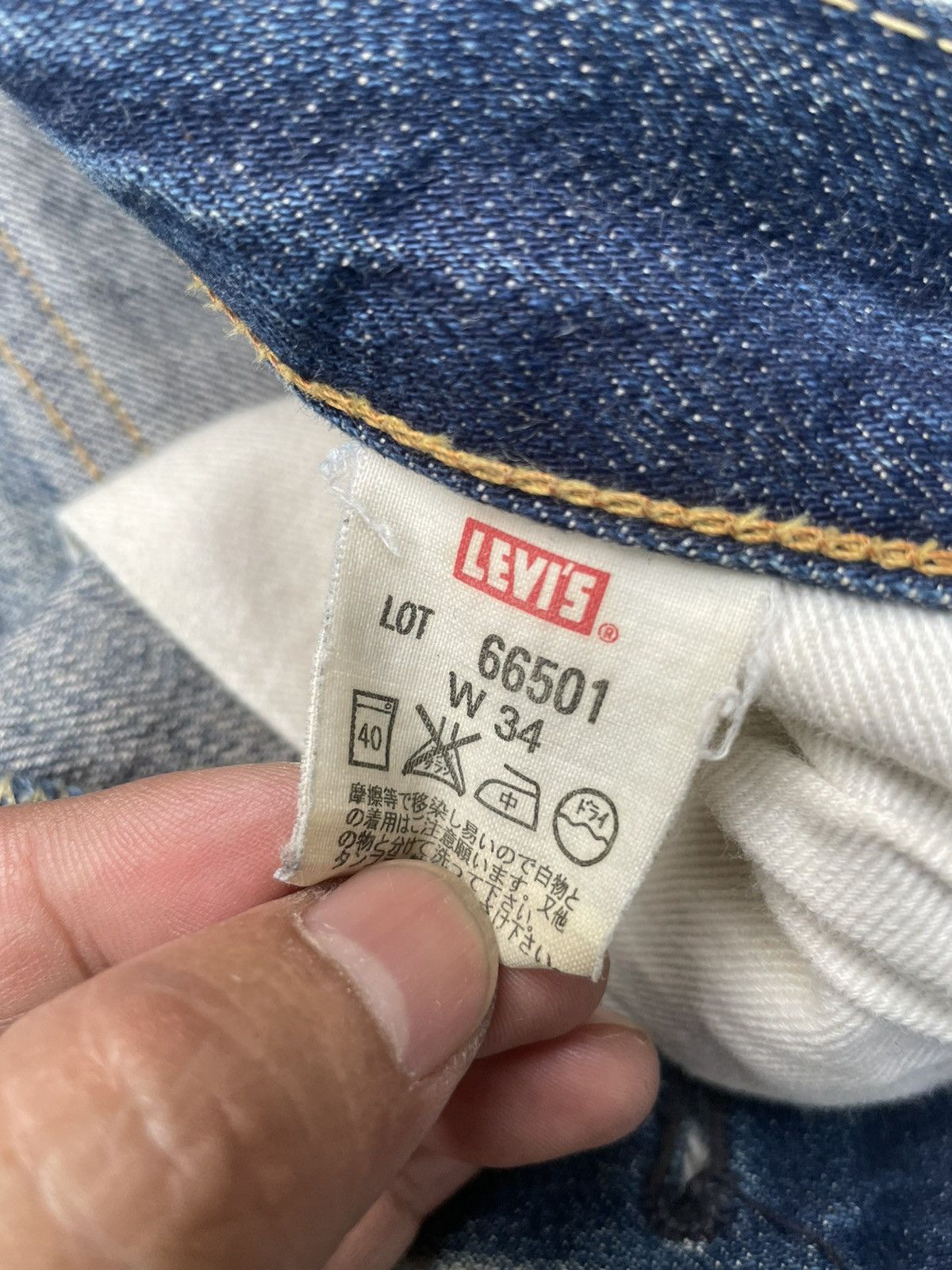 Levi's Levis 501XX E 66 Japan Aging Distressed Rework Denim Size US 32 / EU 48 - 21 Thumbnail