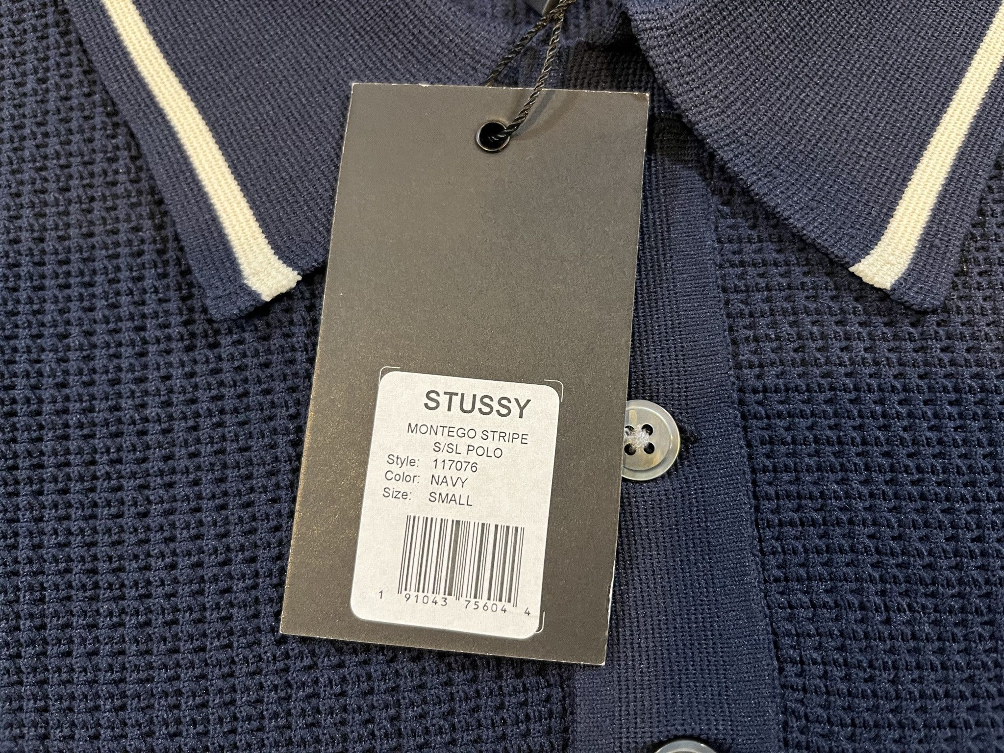 Stussy Stussy Montego Stripe Polo (SMALL) Size US S / EU 44-46 / 1 - 4 Thumbnail