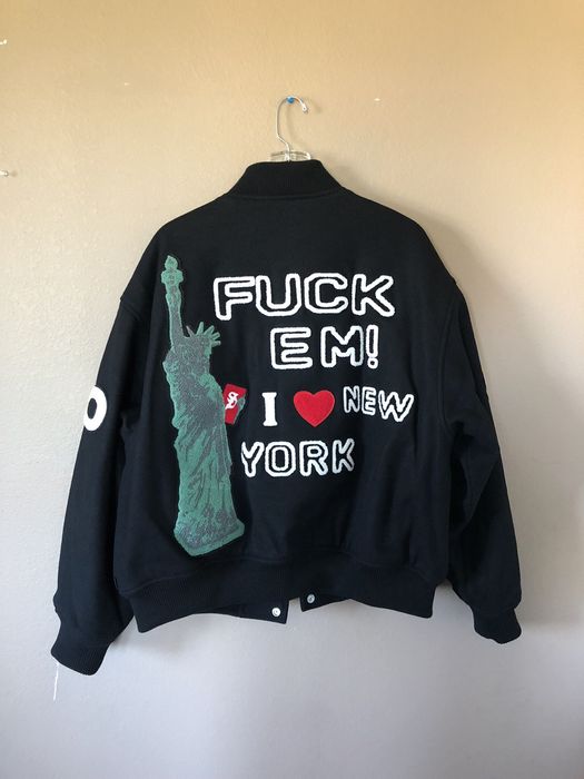 Supreme Supreme cpfm tourist varsity jacket SS23 Black large | Grailed