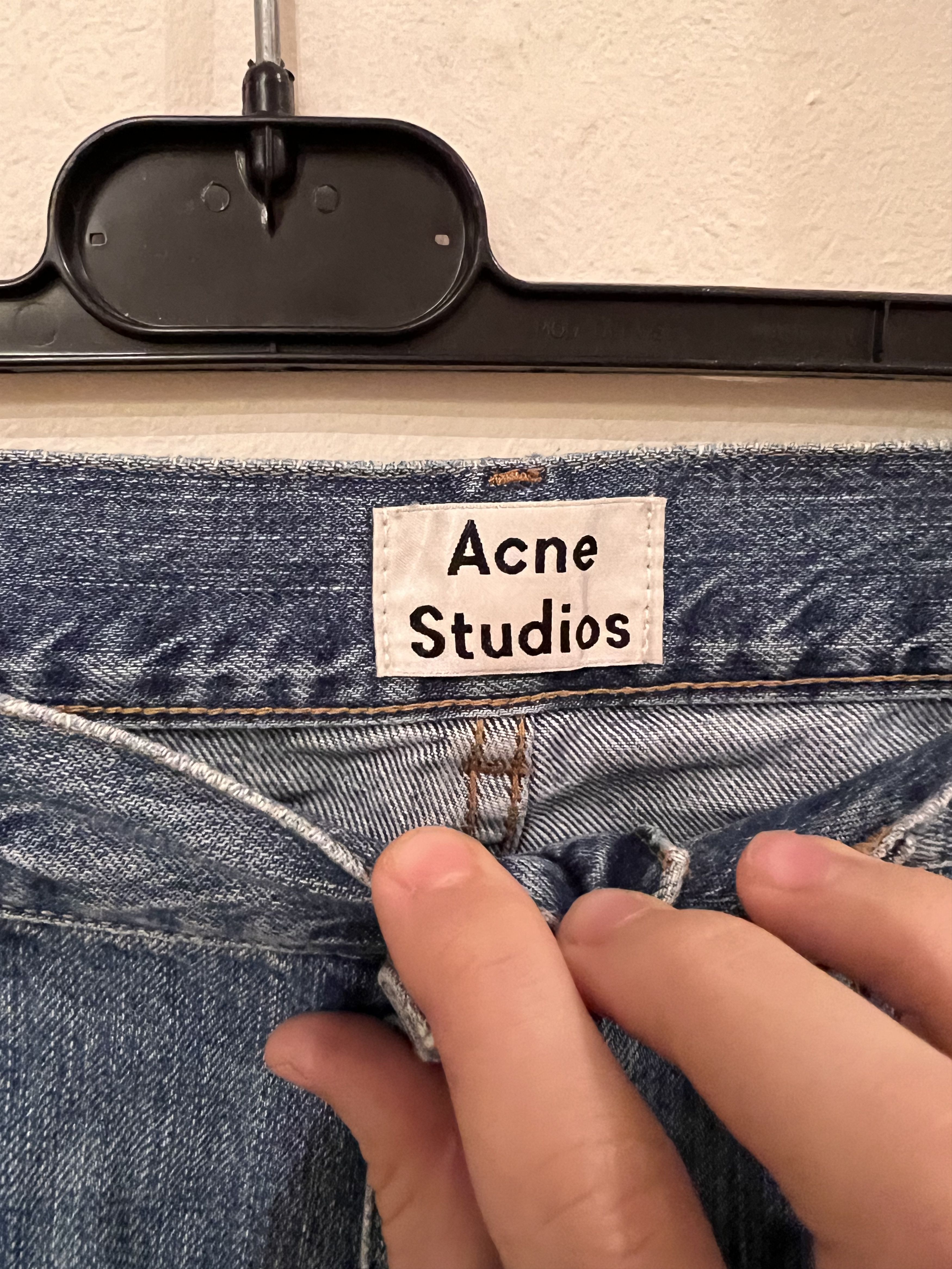 Acne Studios Cropped Loose-slim-fit casual jeans Size US 28 / EU 44 - 2 Thumbnail