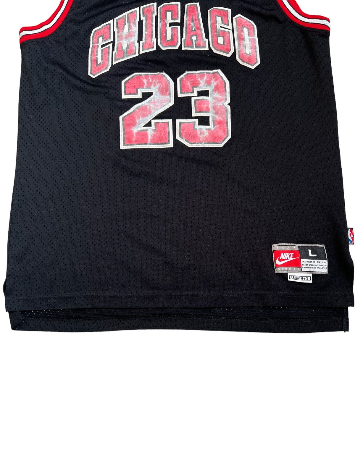 NBA 🔥Vintage Nike NBA Chicago Bulls #23 Jordan Basketball Jersey Size US L / EU 52-54 / 3 - 3 Thumbnail