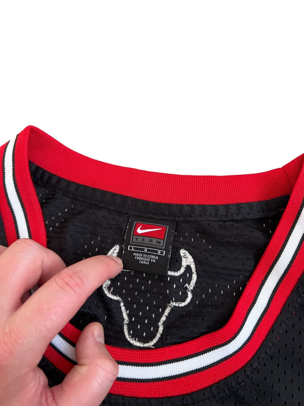 NBA 🔥Vintage Nike NBA Chicago Bulls #23 Jordan Basketball Jersey Size US L / EU 52-54 / 3 - 8 Thumbnail