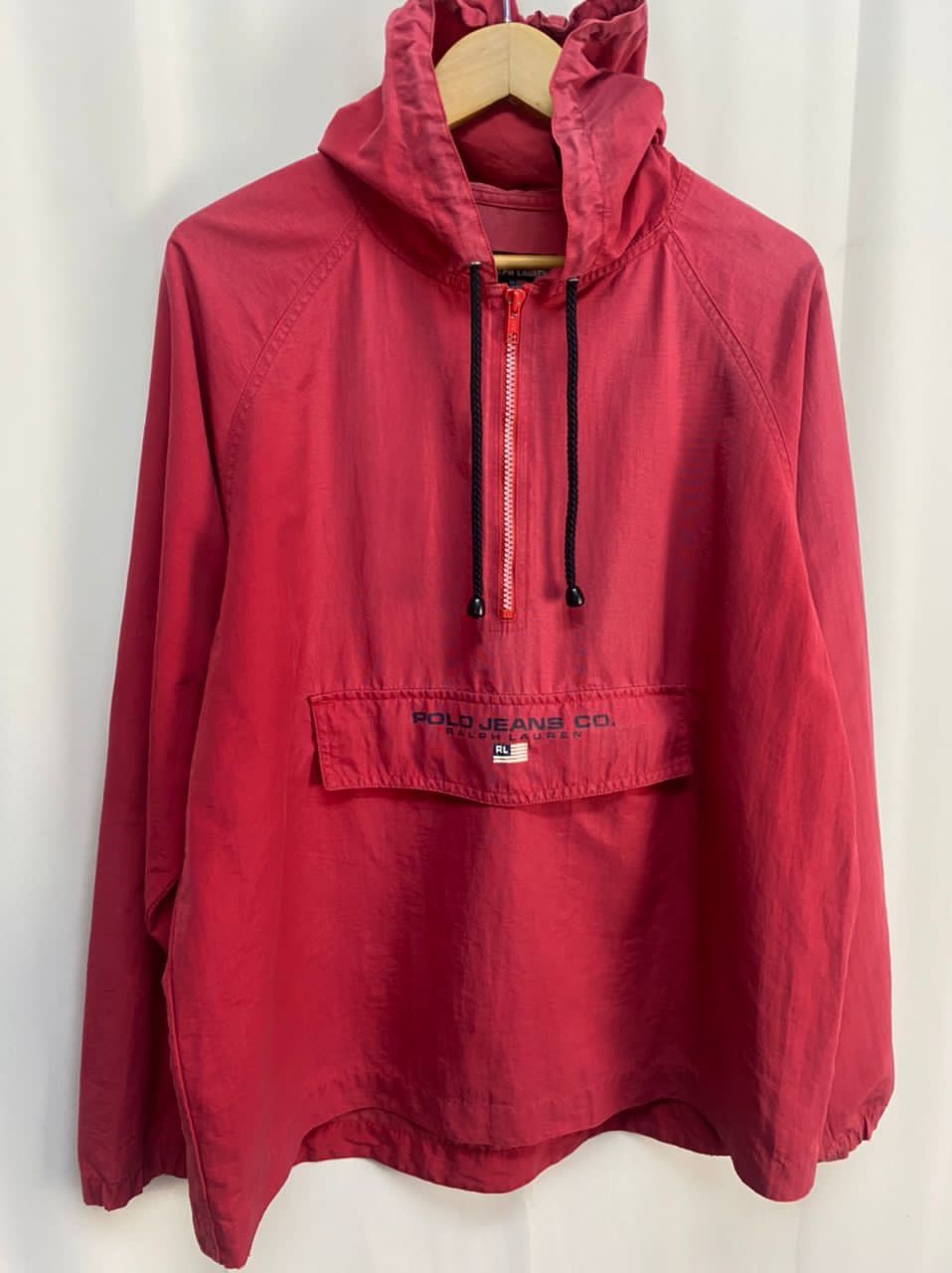 Polo Ralph Lauren Polo Ralph Lauren half zipper hoodie windbreaker jacket Size US L / EU 52-54 / 3 - 7 Thumbnail