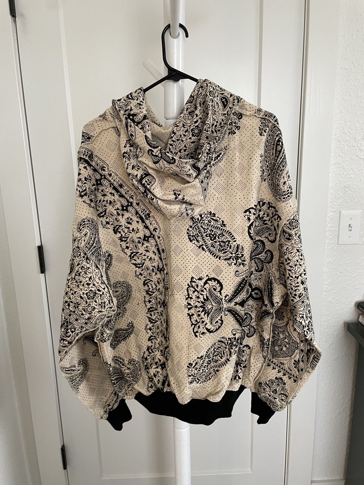 Paria Farzaneh Paria Farzaneh Monochrome Zip Hooded Sweatshirt In Beige Size US S / EU 44-46 / 1 - 2 Thumbnail
