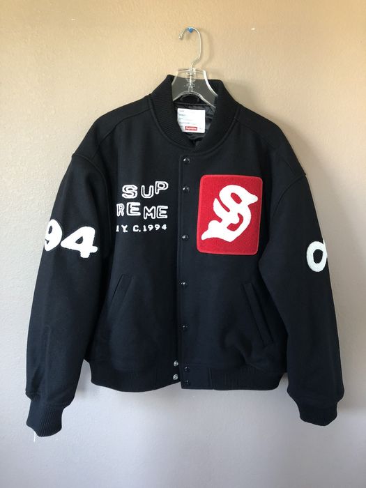 Supreme Supreme cpfm tourist varsity jacket SS23 Black large | Grailed