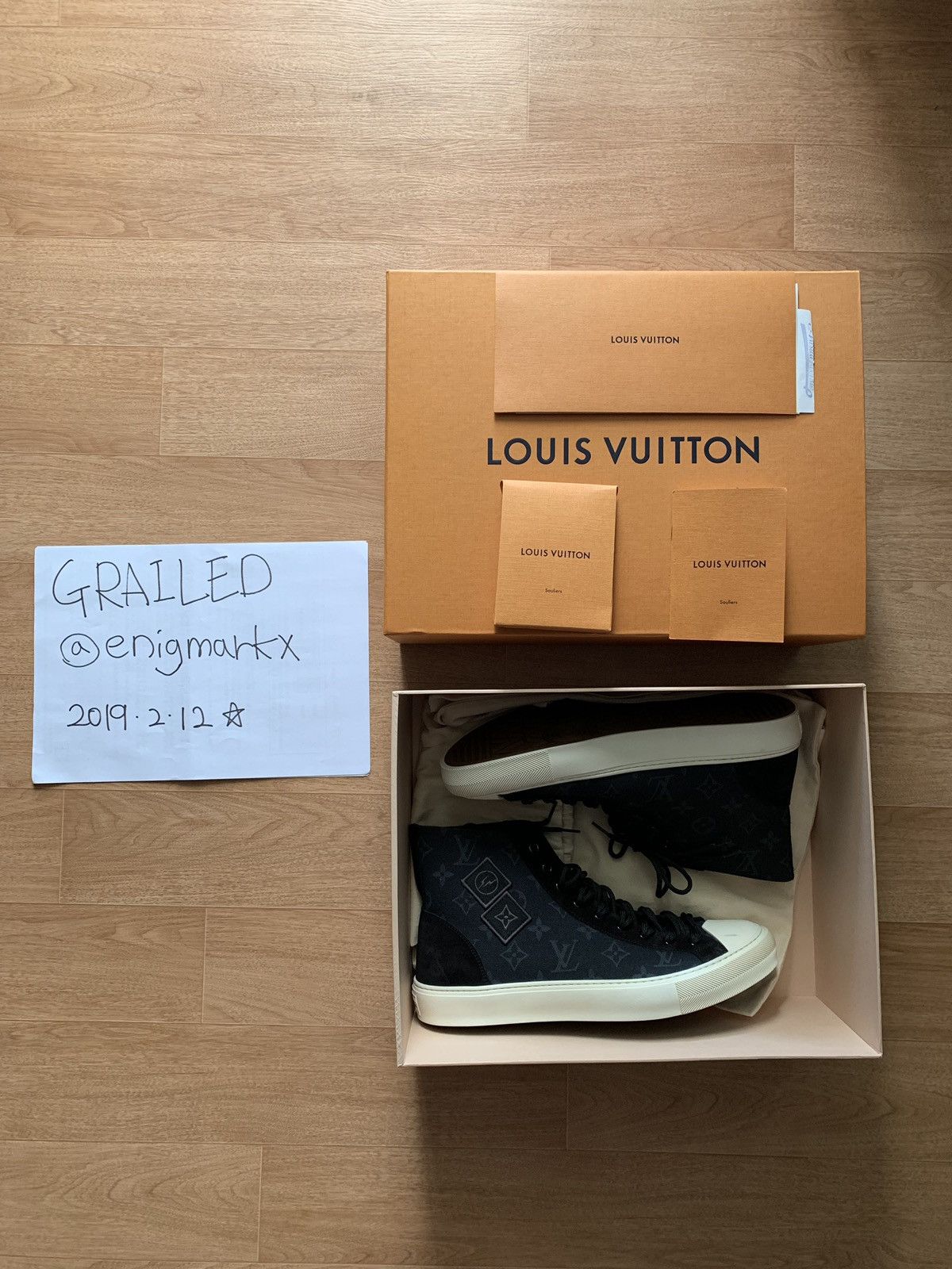 Fragment Design × Louis Vuitton Louis Vuitton X Fragment Design Hitop ...