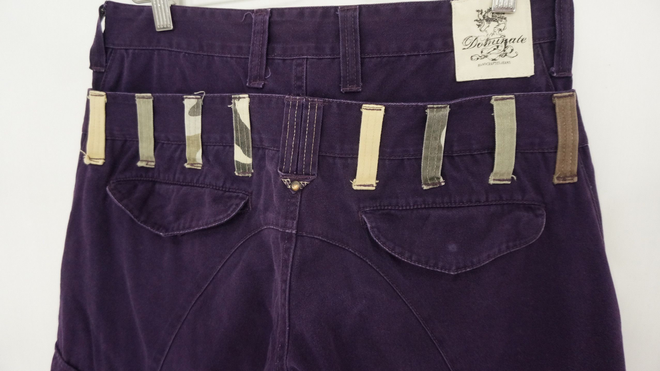 Japanese Brand 🔥Vintage DOMINATE Handcrafted Doublewaist Worn Out Cargo Size US 30 / EU 46 - 9 Thumbnail