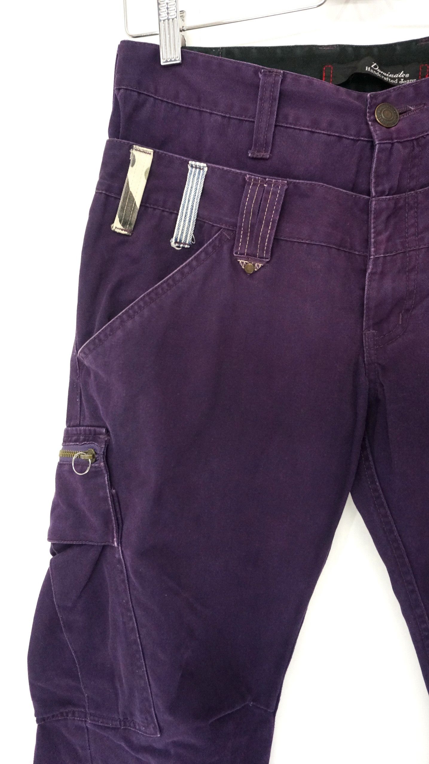 Japanese Brand 🔥Vintage DOMINATE Handcrafted Doublewaist Worn Out Cargo Size US 30 / EU 46 - 7 Thumbnail