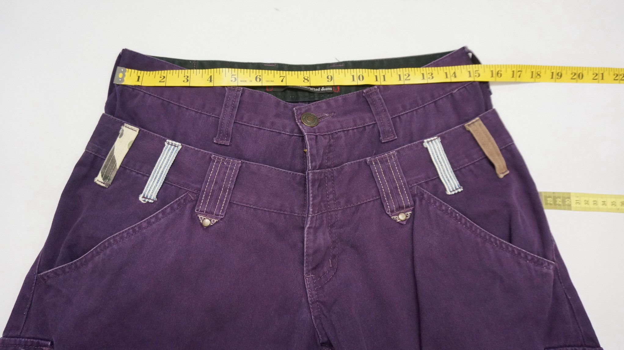 Japanese Brand 🔥Vintage DOMINATE Handcrafted Doublewaist Worn Out Cargo Size US 30 / EU 46 - 10 Thumbnail