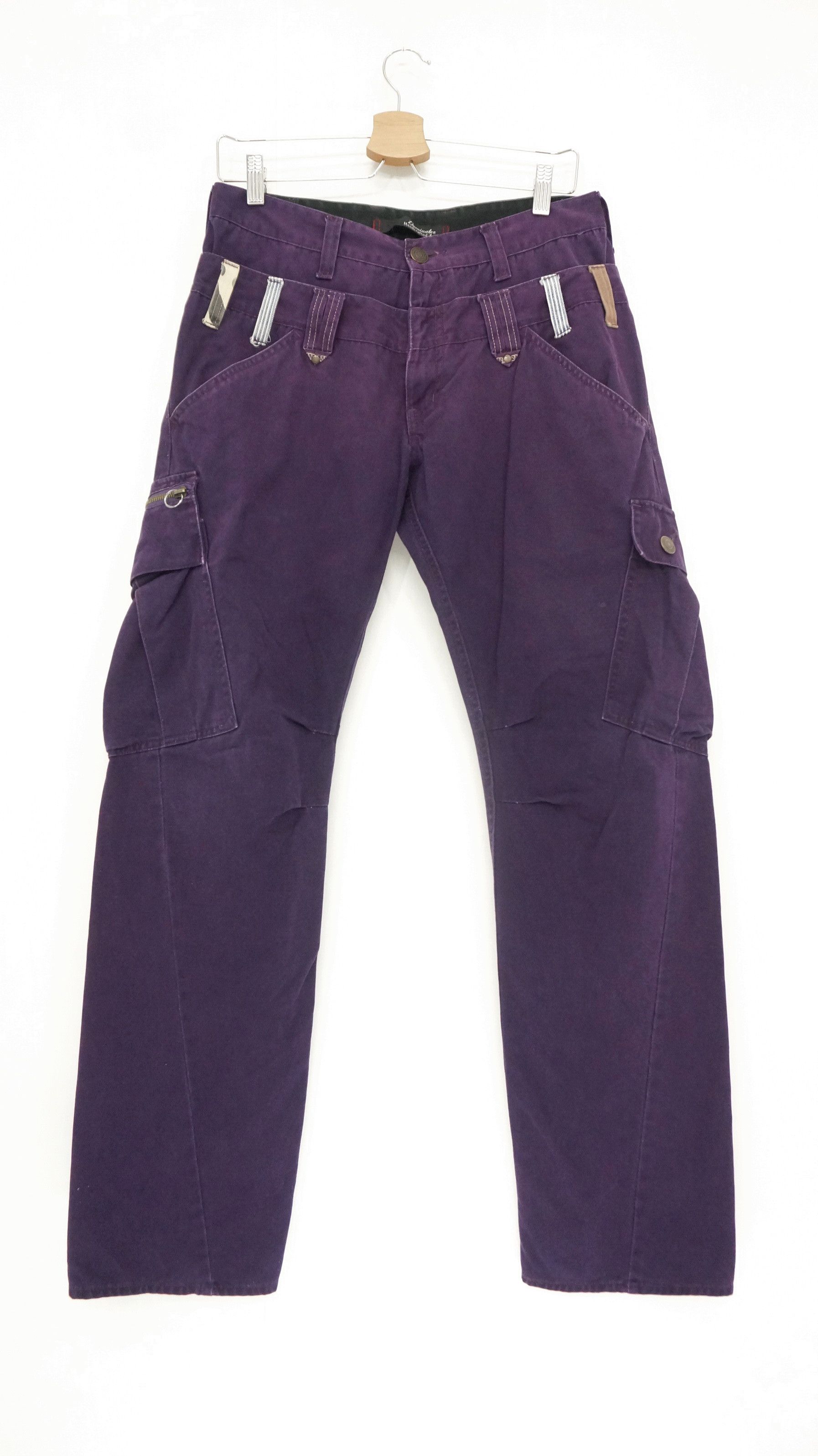 Japanese Brand 🔥Vintage DOMINATE Handcrafted Doublewaist Worn Out Cargo Size US 30 / EU 46 - 2 Thumbnail