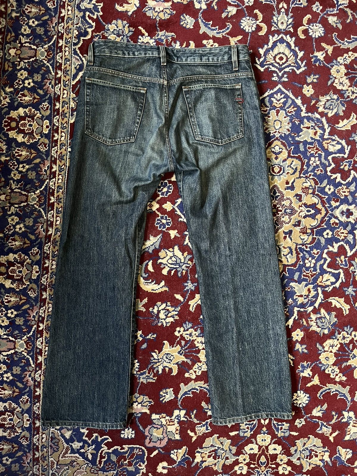 Diesel “Made In Italy” Diesel Washed Denim selvage jeans Size US 33 - 6 Thumbnail