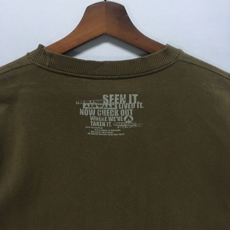 Airwalk × Vintage Vintage 90's AIRWALK Crewneck Sweatshirt Sweater Size US M / EU 48-50 / 2 - 6 Thumbnail