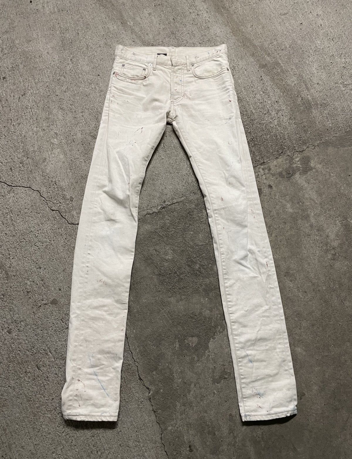 Dior Homme Paint Denim Pant Dior Homme Vintage Paint Splatter