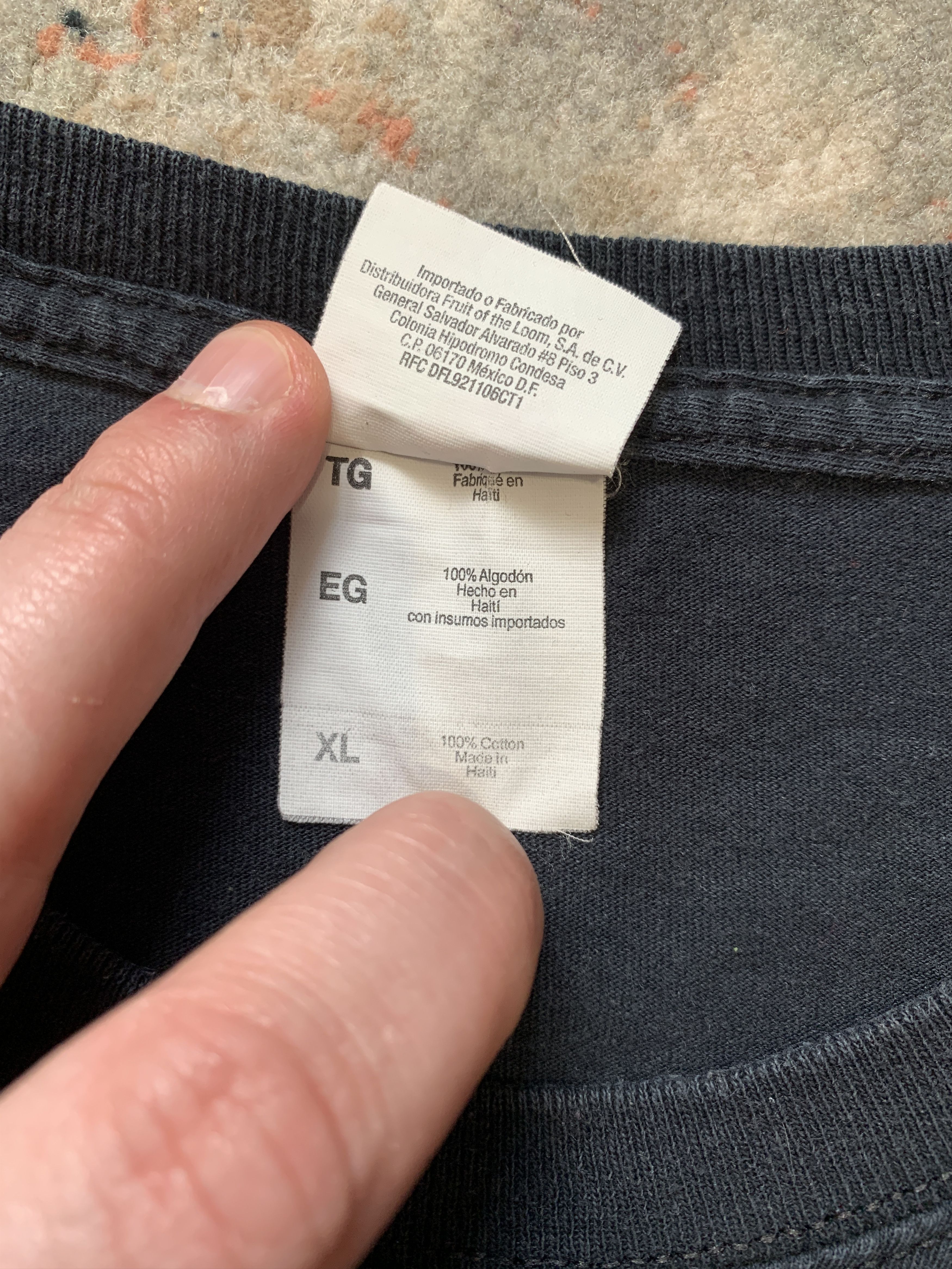 Fruit Of The Loom Harry Pugger Vintage T-Shirt Size US XL / EU 56 / 4 - 5 Thumbnail