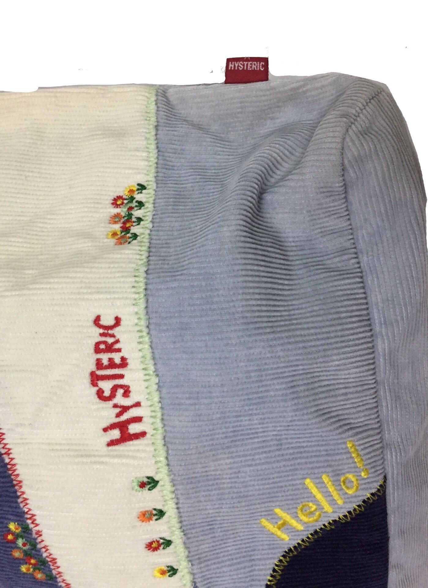 Hysteric Glamour × Japanese Brand HYSTERIC GLAMOUR SMILE KAPITAL CORDUROY JAPAN BRAND TOTE BAG Size ONE SIZE - 7 Thumbnail