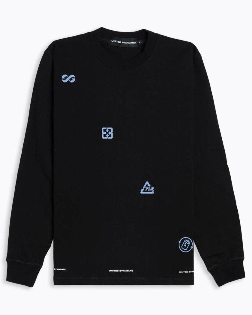 Virgil Abloh United Standard x Virgil Abloh Logos Long Sleeve Shirt Size US S / EU 44-46 / 1 - 2 Thumbnail