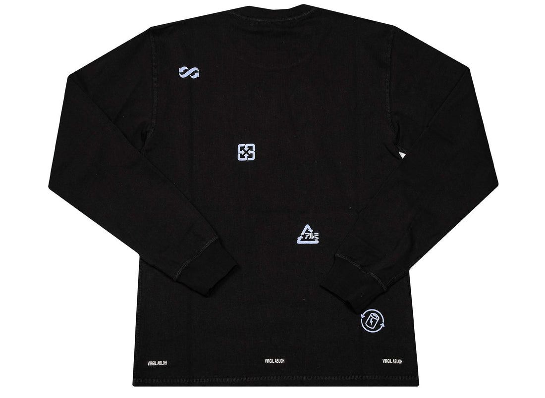 Virgil Abloh United Standard x Virgil Abloh Logos Long Sleeve Shirt Size US S / EU 44-46 / 1 - 3 Thumbnail
