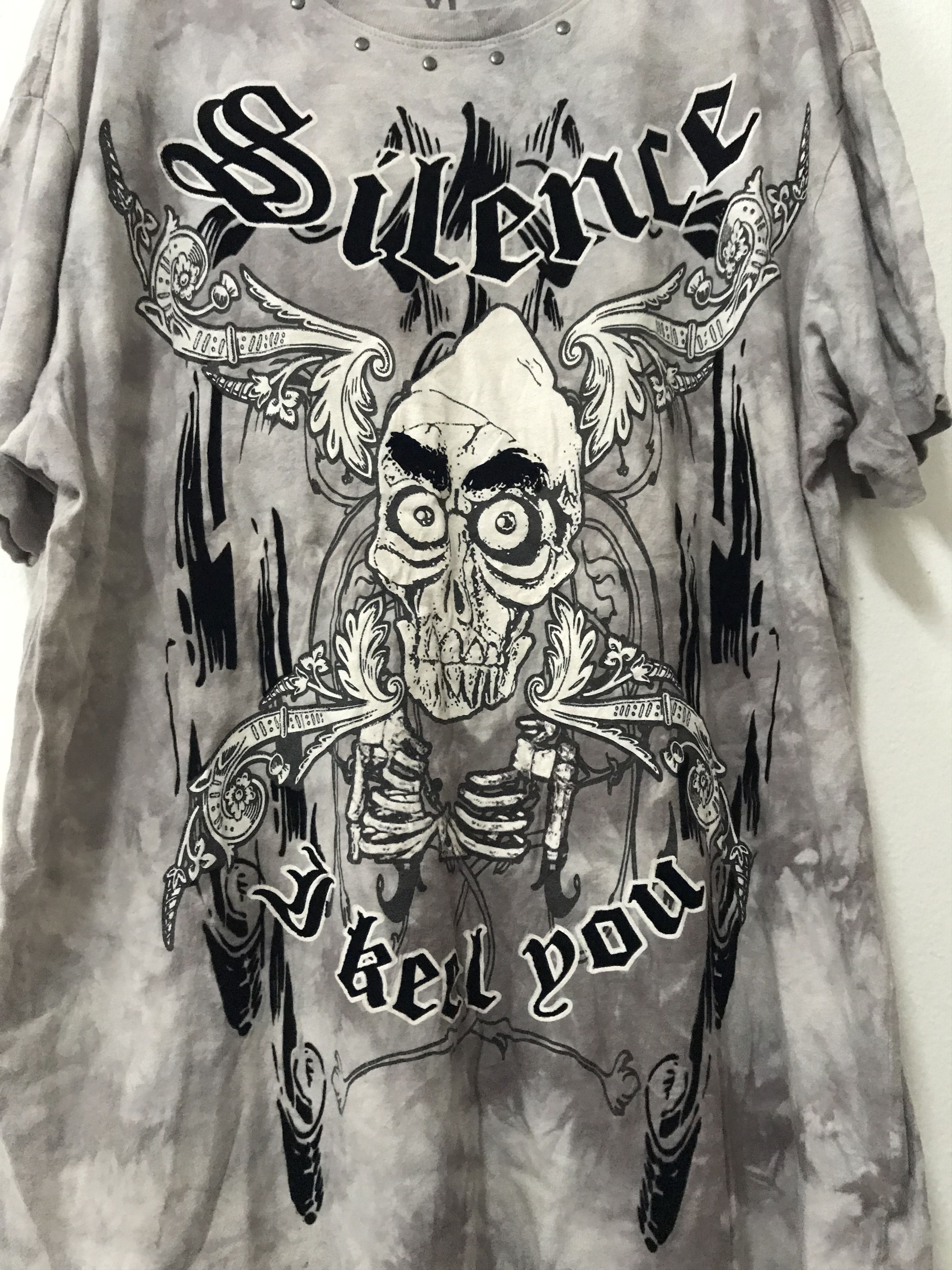 Other Jeff dunham skull screening tie dye shirt Size US XL / EU 56 / 4 - 6 Thumbnail
