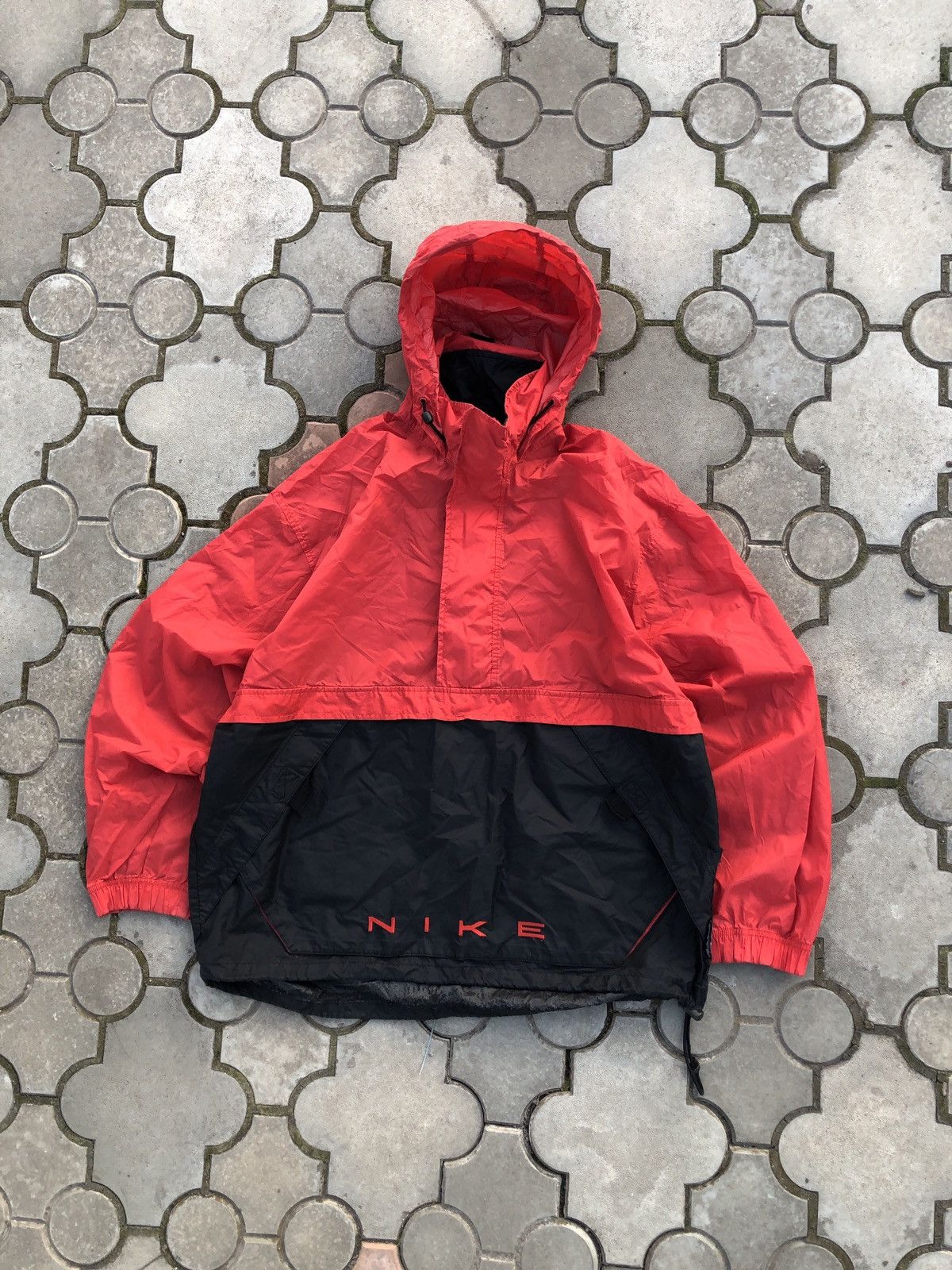 Nike × Vintage Vintage Nike Y2K Nylon Spell Out Swoosh Jacket Size US M / EU 48-50 / 2 - 2 Thumbnail
