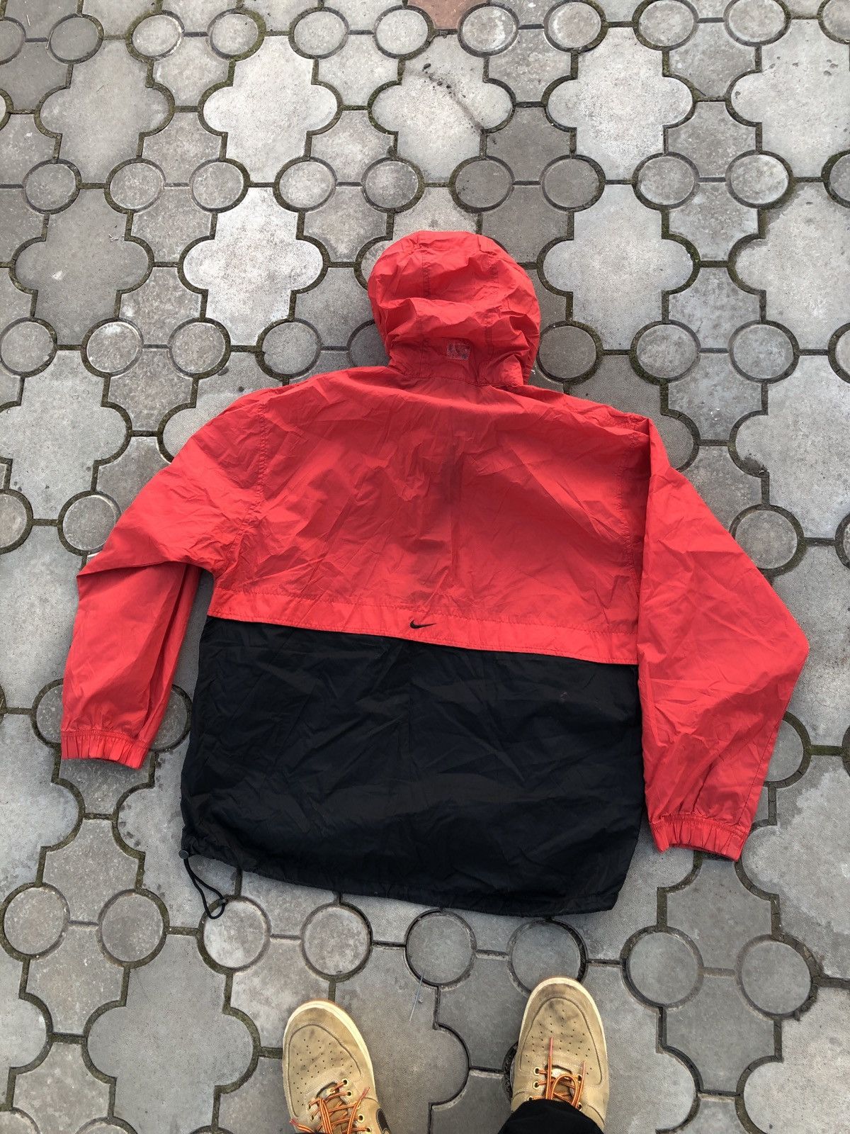 Nike × Vintage Vintage Nike Y2K Nylon Spell Out Swoosh Jacket Size US M / EU 48-50 / 2 - 3 Thumbnail