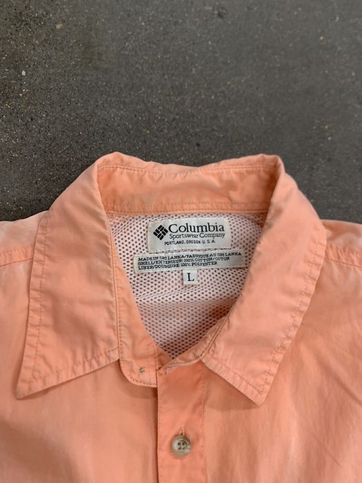 Vintage Vintage Columbia PFG Pink Fishing Shirt Grailed