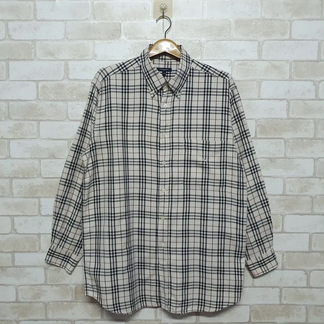 🔥MUST HAVE🔥Vintage Burberry Nova Chek Long Sleeve Shirt