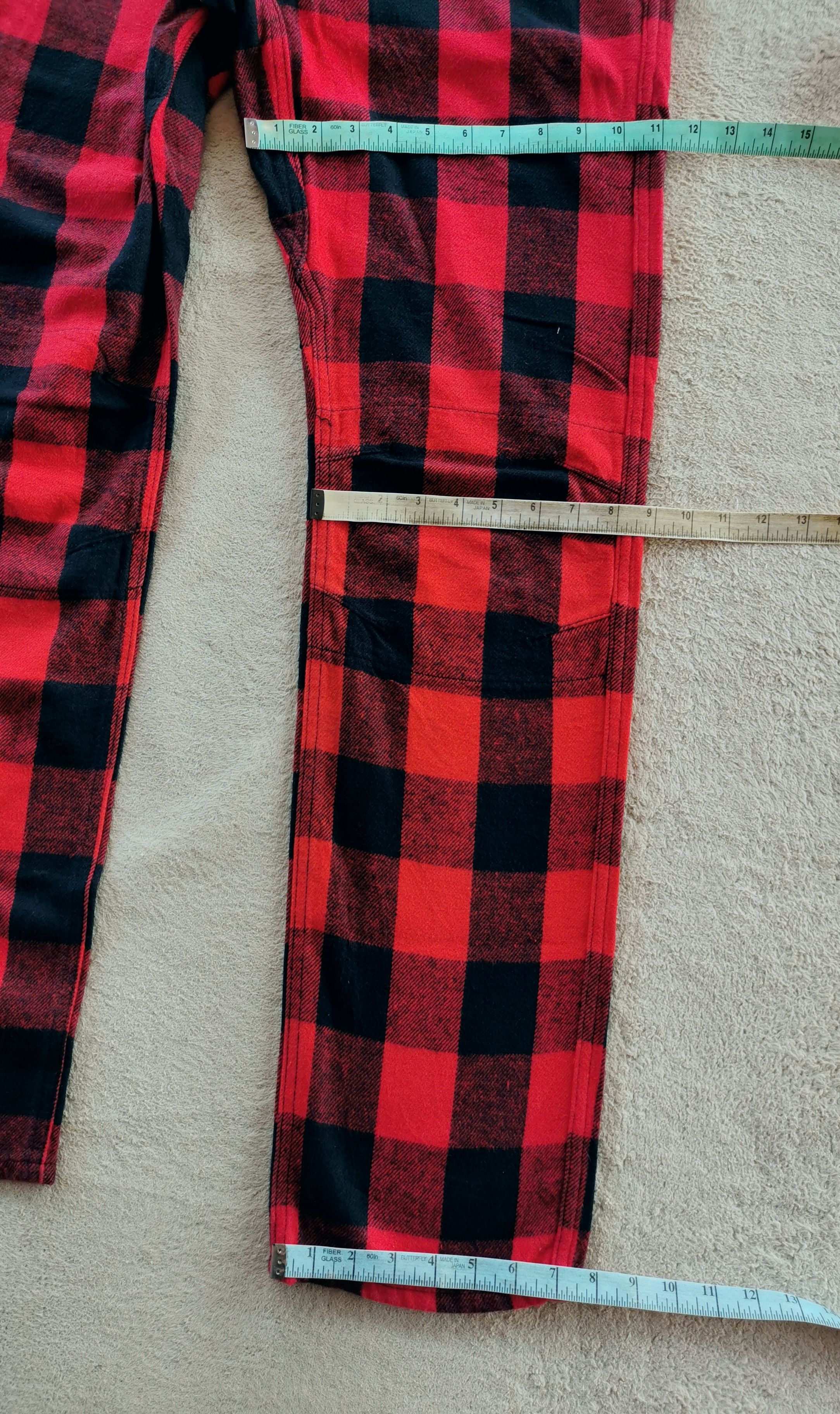 Punk and Yo Wrangler Japan Red Tartan Pants Looklike HystericGlamour Size US 32 / EU 48 - 10 Thumbnail